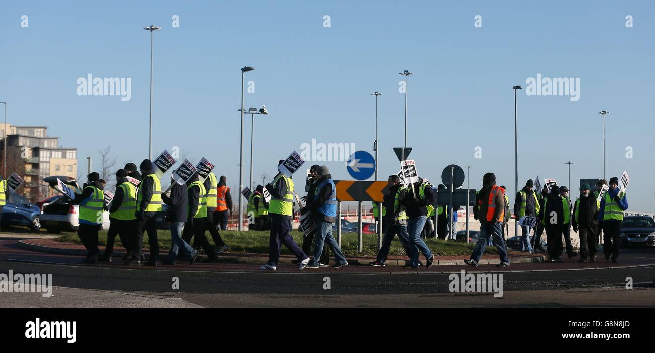 Luas strike Stock Photo