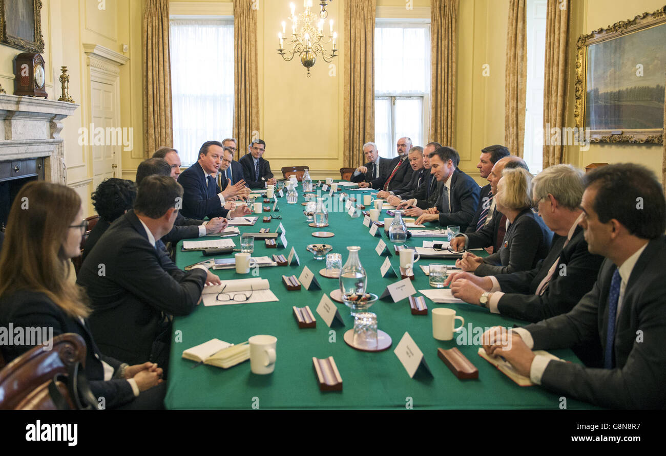 PM mental health roundtable meeting Stock Photo - Alamy