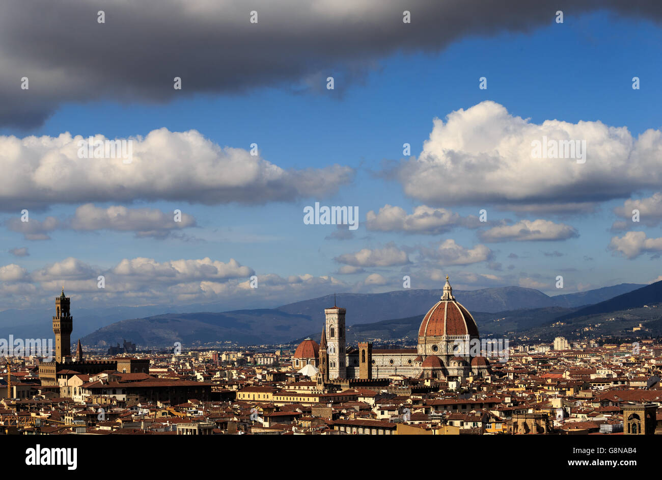 The Duomo, Cathedral of Santa Maria dei Fiore in Florence, Italy Stock ...