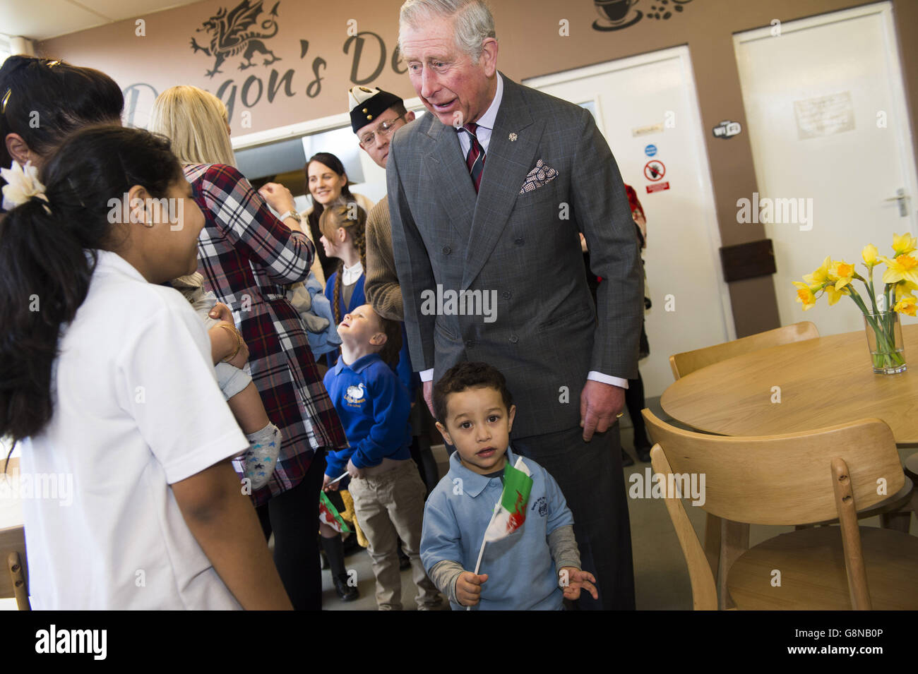 Prince of Wales visits 1st Queens Dragoon Guards Stock Photo Alamy