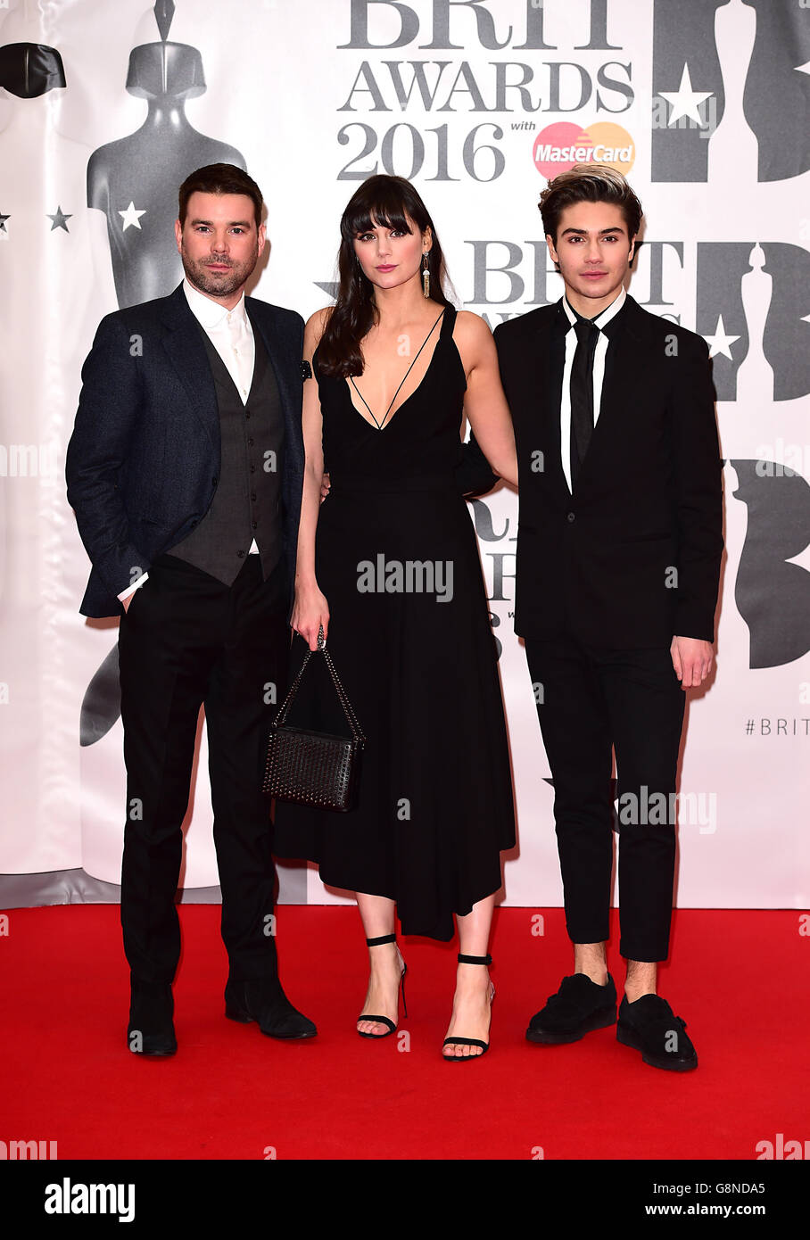 (Left to Right) Dave Berry, Lilah Parsons and George Shelley arriving