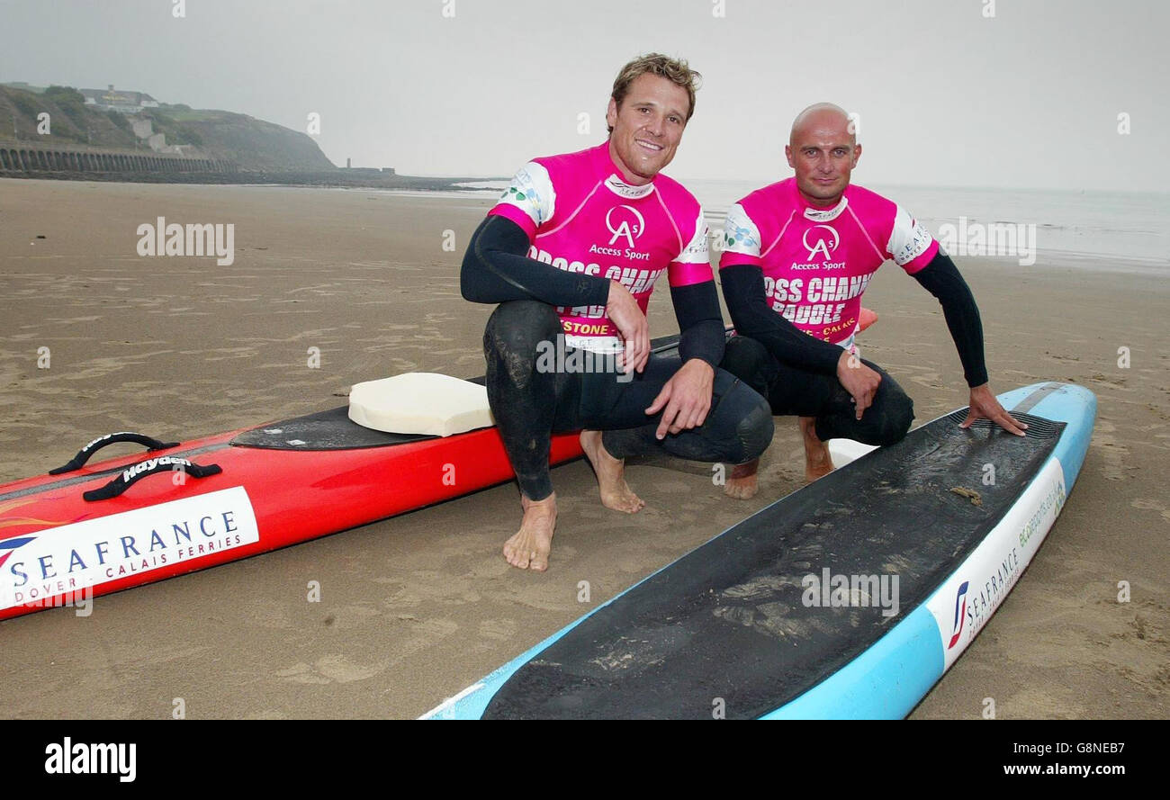 Olympic rower james cracknell l who alongside pete craske hires stock