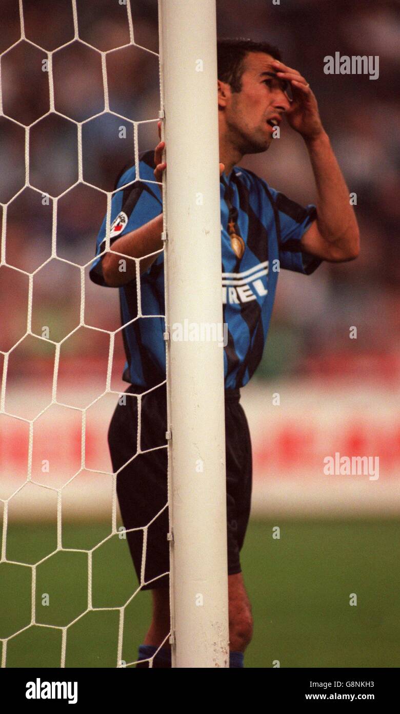 Italian Soccer - Serie A - Inter Milan v Lazio. Youri Djorkaeff, Inter Milan Stock Photo