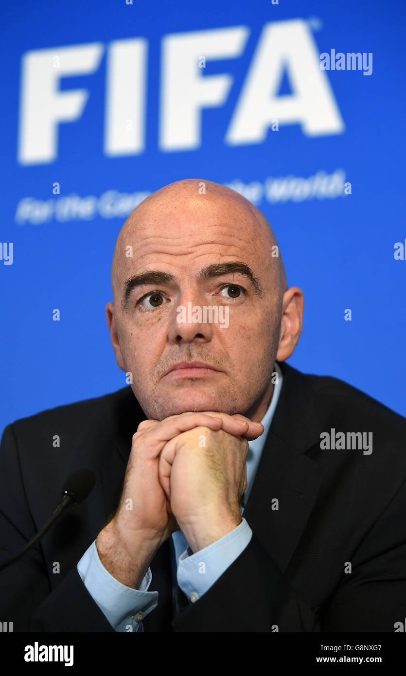 FIFA President Gianni Infantino During A Press Conference At St David s FIFA President Gianni Infantino During A Press Conference At St David s
