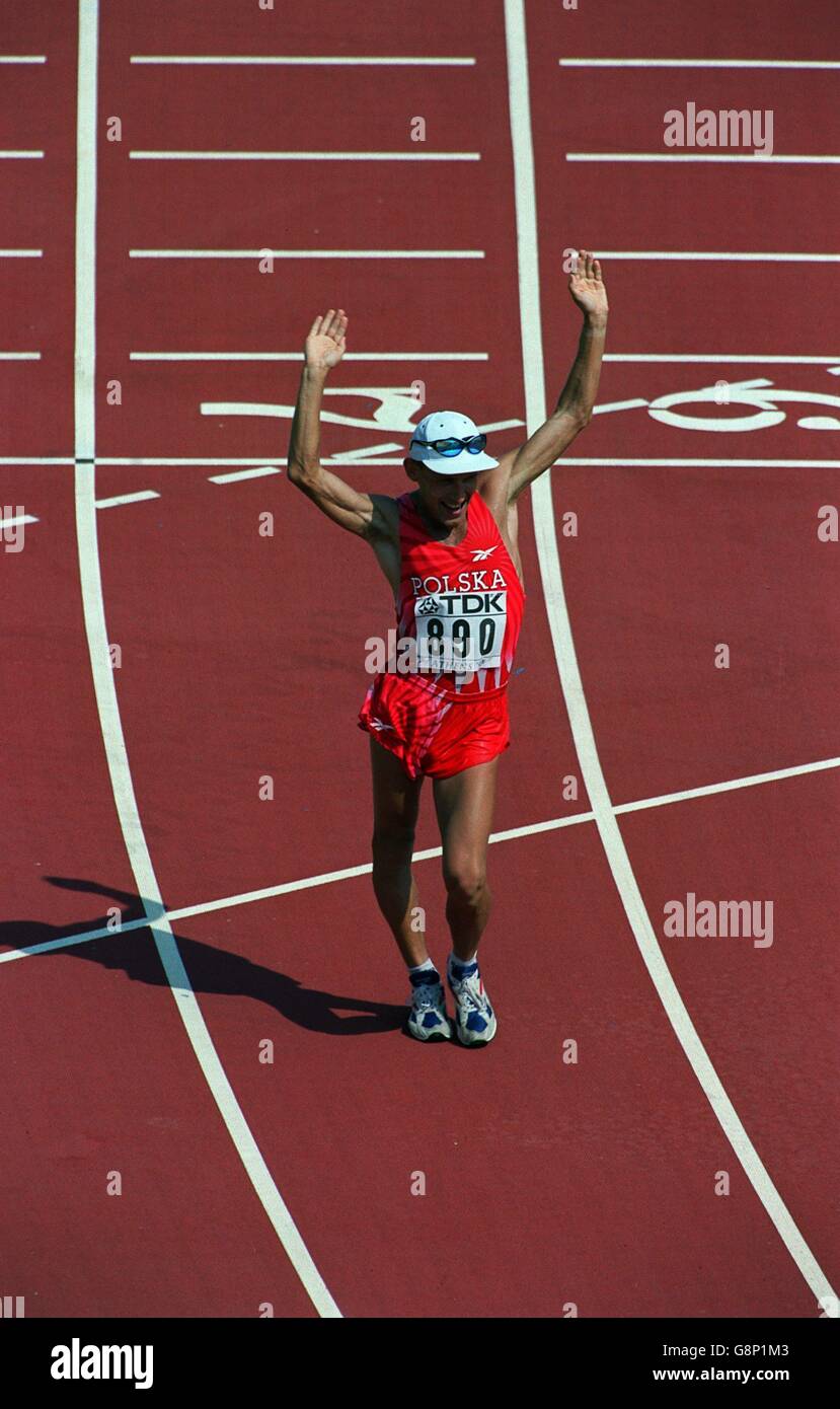 Athletics Sixth World Championships 1997 Stock Photos & Athletics Sixth