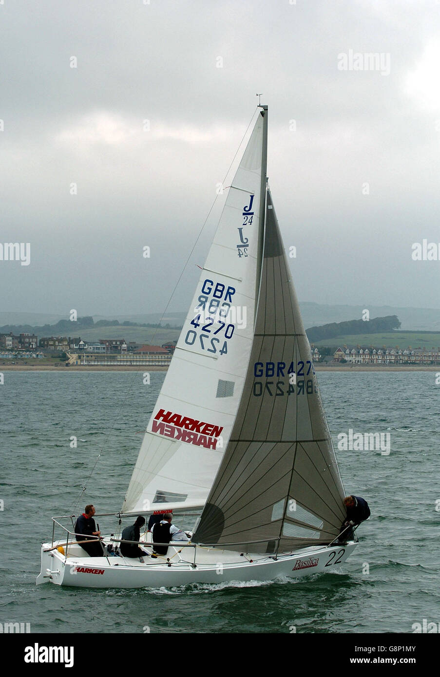 Sailing J24 Class World Championship 2005 Weymouth Stock Photo Alamy