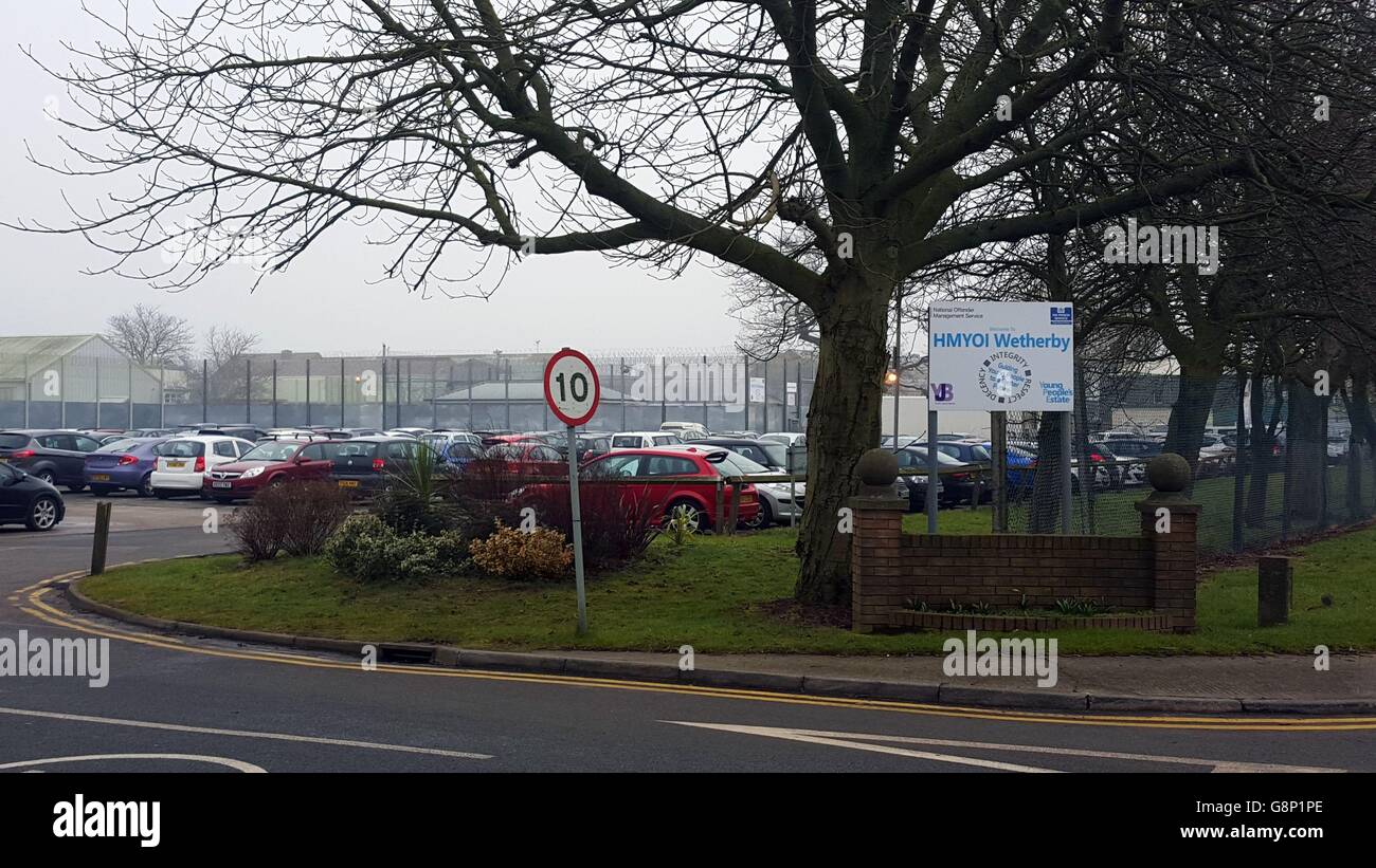 HMYOI Wetherby incident Stock Photo Alamy