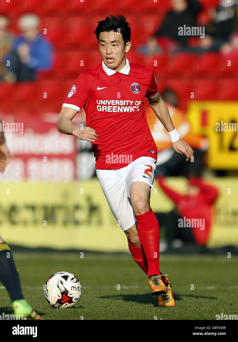Charlton Athletic v Middlesbrough - Sky Bet Championship - The Valley. Charlton Athletic's Yun Suk-young Stock Photo