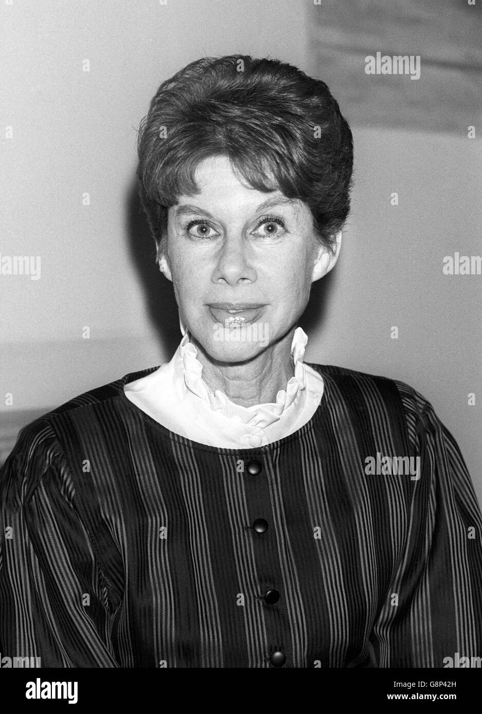 Dr Anita Brookner, winner of Britain's Booker McConnell fiction prize for Hotel du Lac. Stock Photo