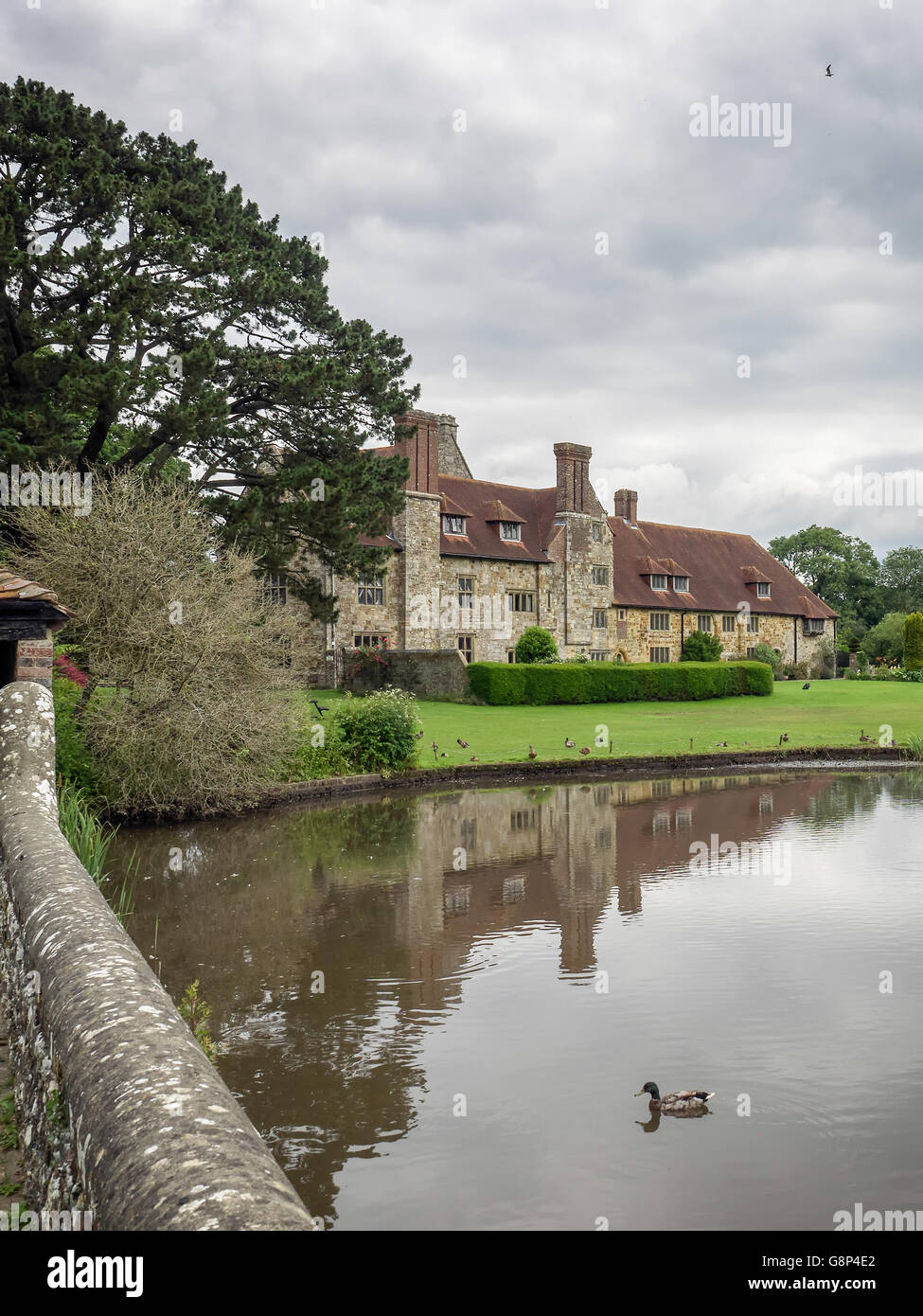 EXterior View of Michelham Priory Stock Photo Alamy
