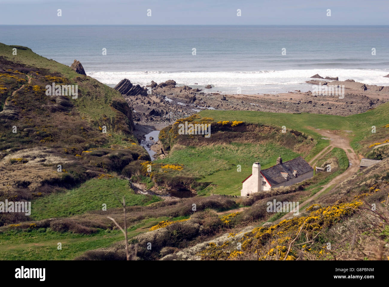 Blackpool Mill cottage, part of the Hartland Abbey Estate,Hartland