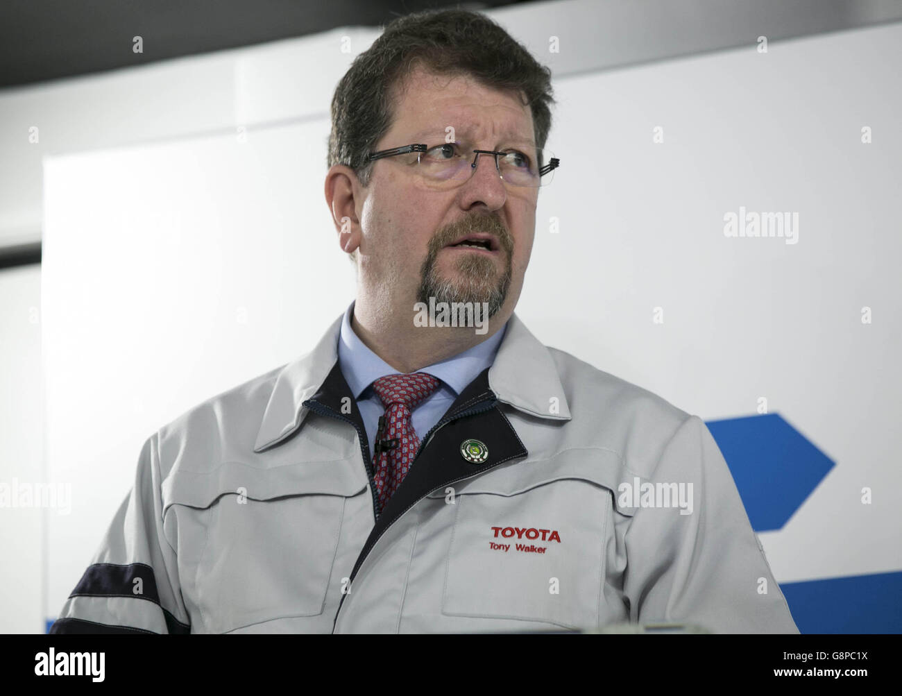 Deputy managing director of toyota manufacturing uk tony walker hi-res ...