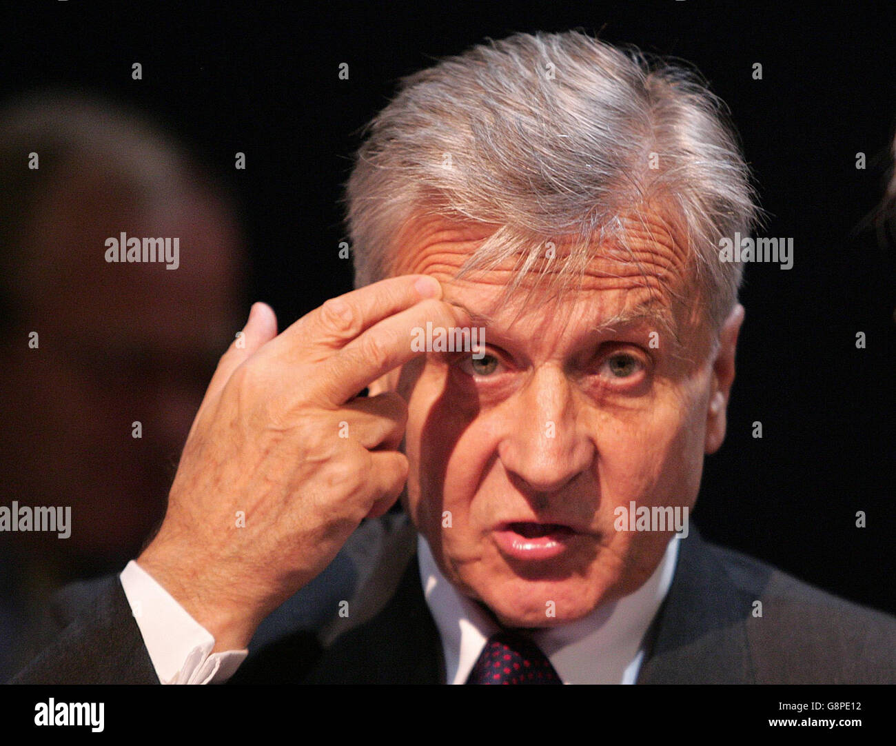 Jean-Claude Trichet, president of the BCE, before the Ecofin Meeting at the G-Mex in Manchester Friday September 9 2005. See PA story POLITICS Ecofin. PRESS ASSOCIATION Photo. Photo credit should read: Martin Rickett/PA Stock Photo