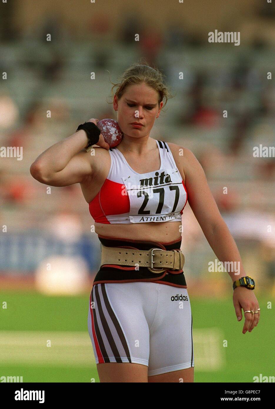 Athletics Sixth IAAF World Championships Athens 1997 Women's Shot