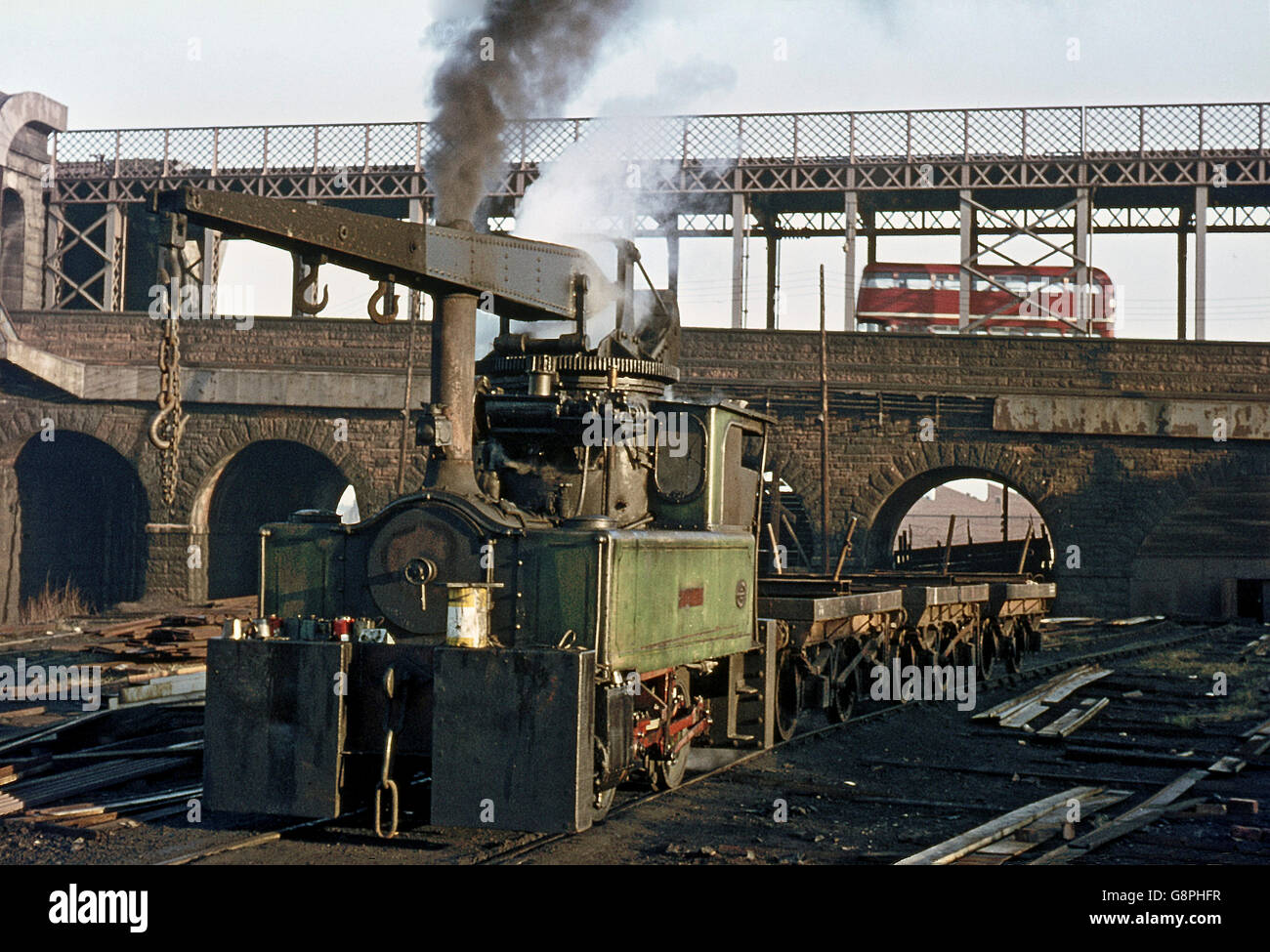 Crane tanks originated in the second half of the last century ... Stock Photo