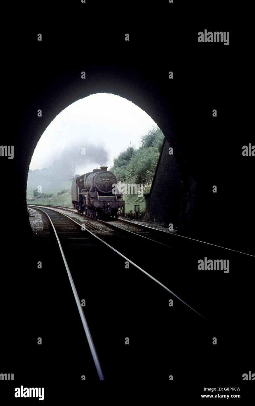 Wennington Tunnel on the Carnforth to Settle line. Stock Photo
