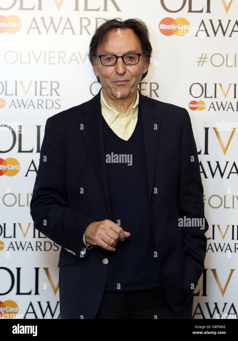 Mrs Henderson Presents cast member Don Black attends the Olivier Awards 2016 nominations announcement at the Rosewood London. Stock Photo