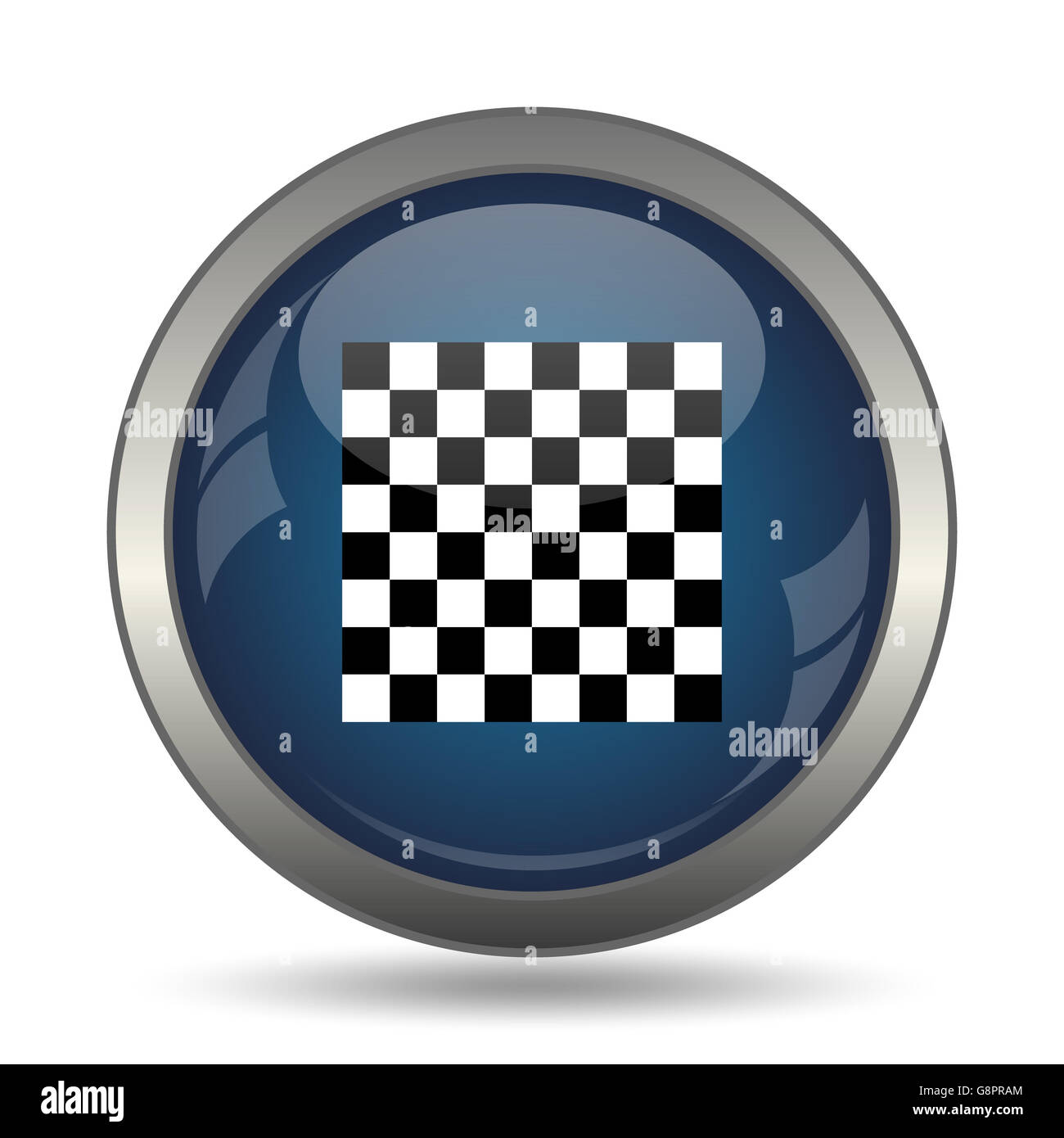 Finish flag icon. Internet button on white background Stock Photo - Alamy