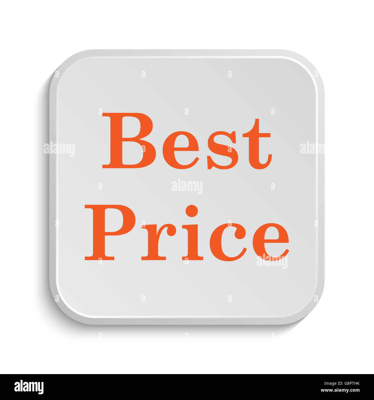 Best price icon. Internet button on white background Stock Photo - Alamy