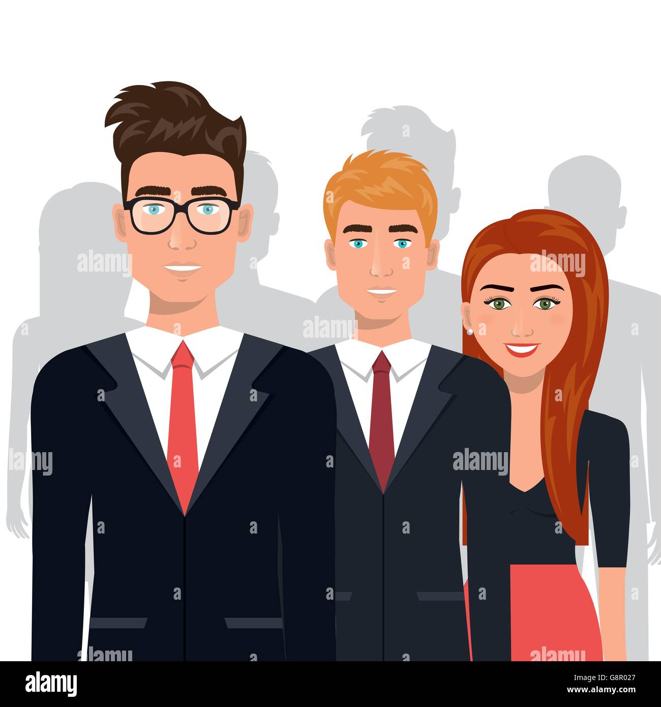 Man files isolated icon Stock Vector Images - Alamy