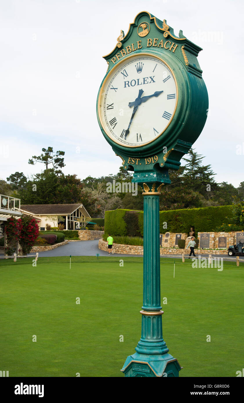 rolex golf course clock