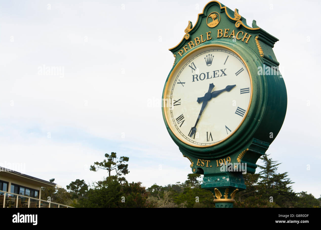 rolex golf course clock for sale