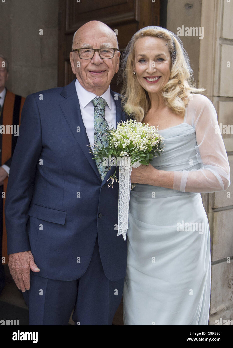 Rupert Murdoch and Jerry Hall wedding Stock Photo - Alamy