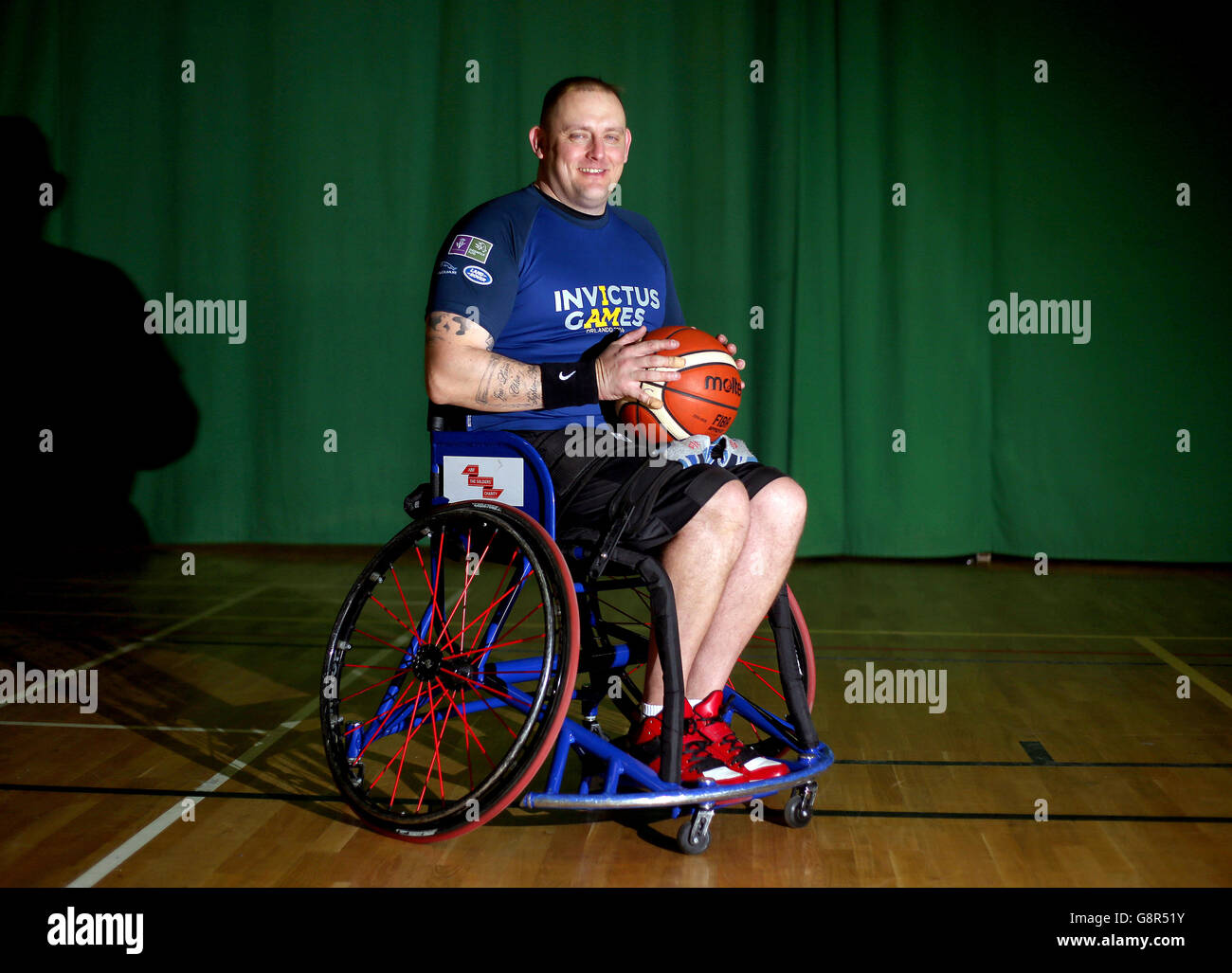 UK wheelchair basketball team training session Stock Photo Alamy