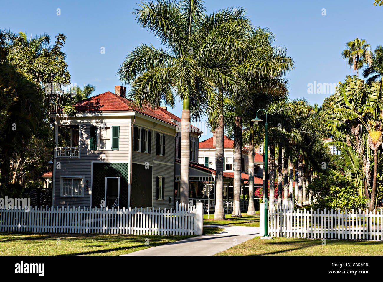 The winter home of Thomas Alva Edison beside the Caloosahatchee River