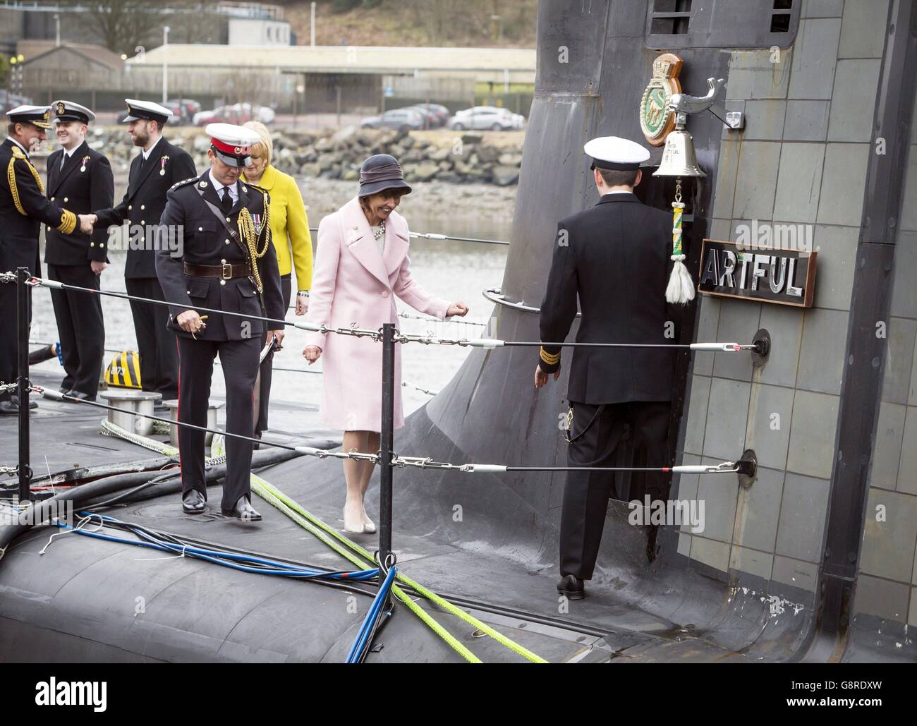 Attack submarine HMS Artful Stock Photo Alamy