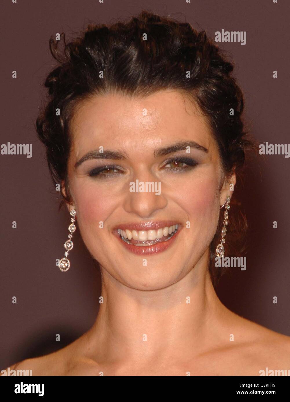 Rachel Weisz attends the premiere of her new film The Constant Gardener at the Venice Film Festival. Stock Photo