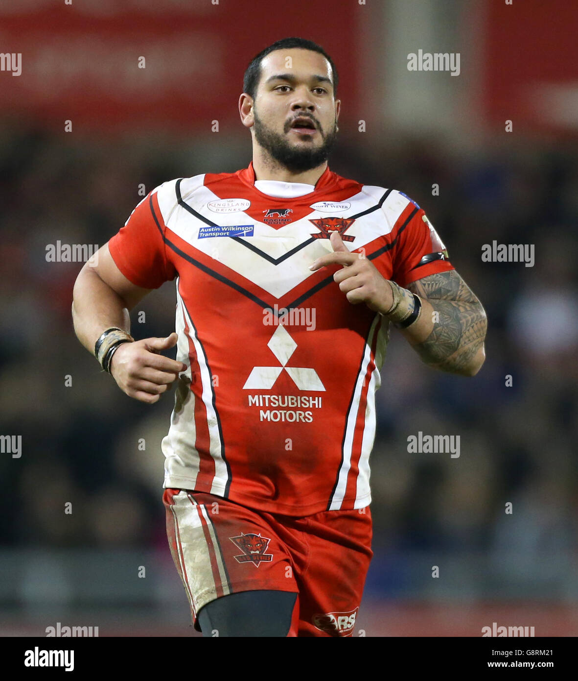Salford Red Devils v St Helens - First Utility Super League - AJ Bell Stadium Stock Photo