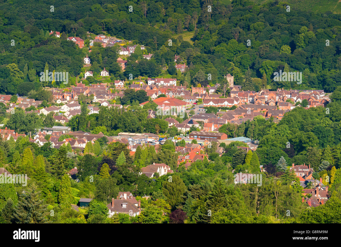 Shropshire town church stretton in hires stock photography and images