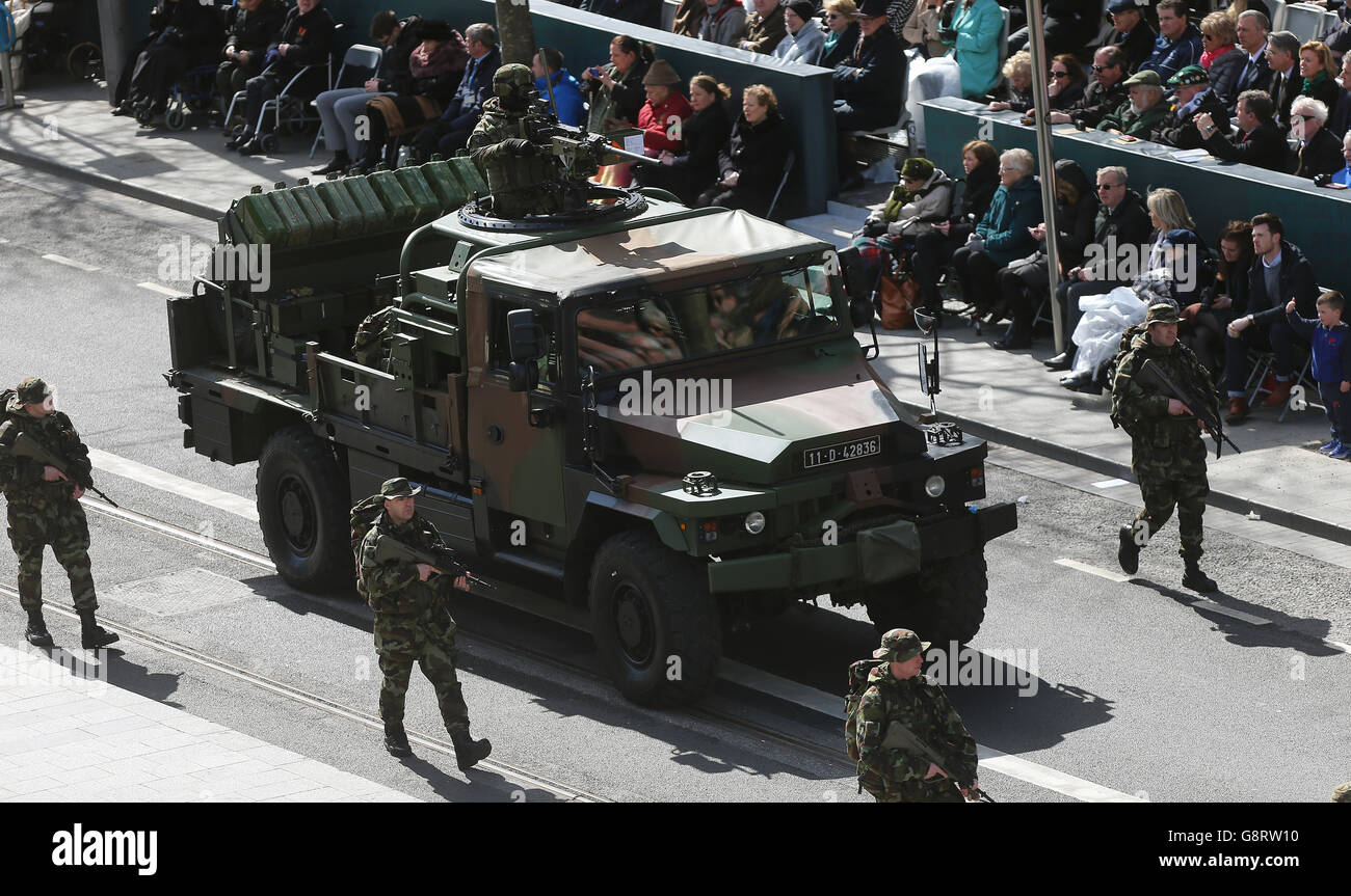 The largest military parade in the history of the state passes the GPO