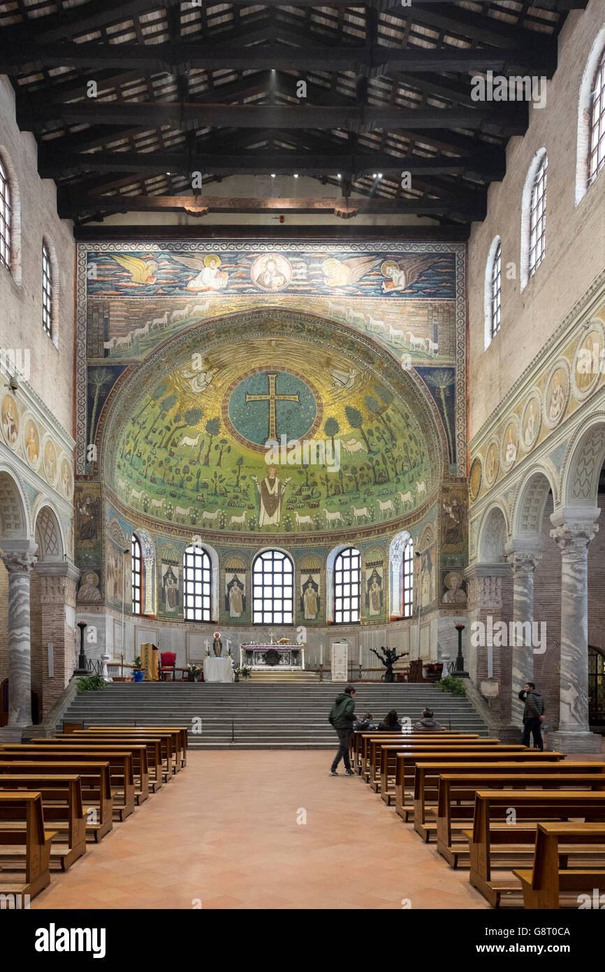 Italy, EmiliaRomagna, The Basilica of Sant' Apollinare in Classe is an important monument of