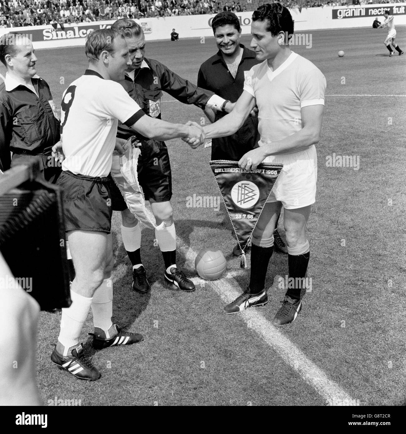 Soccer World Cup England 1966 Quarter Final West Germany v