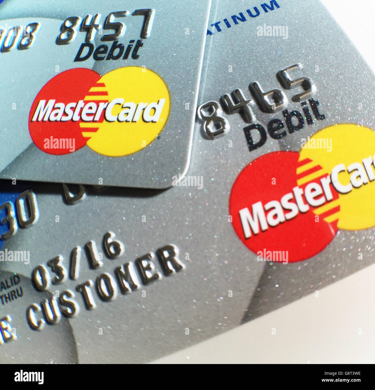 MasterCard Debit Credit Cards, USA Stock Photo Alamy