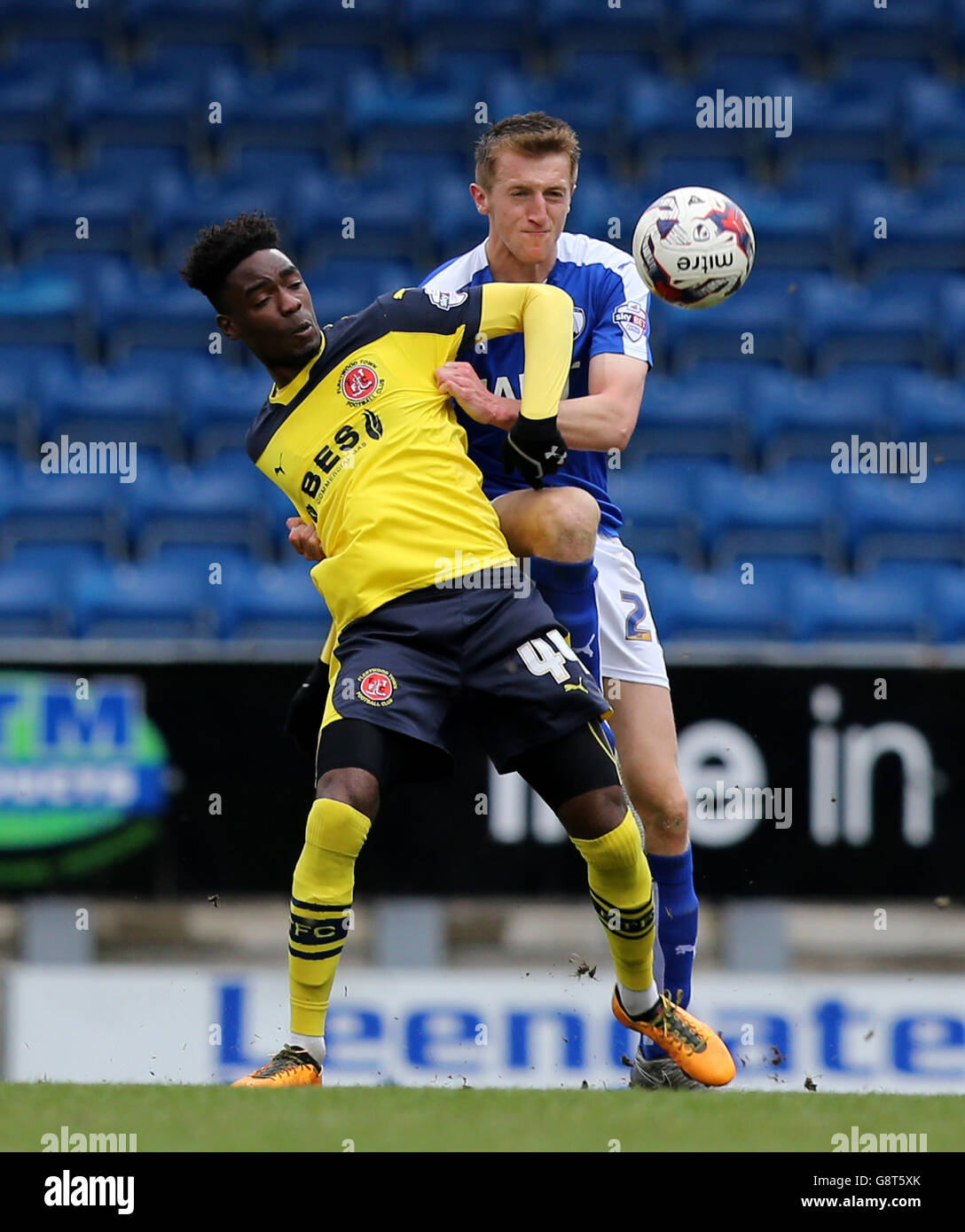 Chesterfield v Fleetwood Town Sky Bet League One Proact Stadium