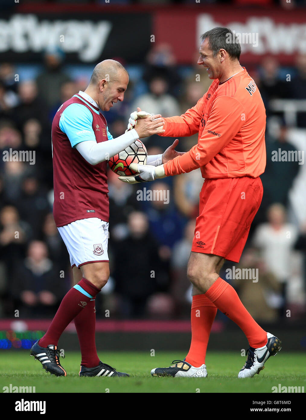 West ham united all stars goalkeeper ludek miklosko hires stock