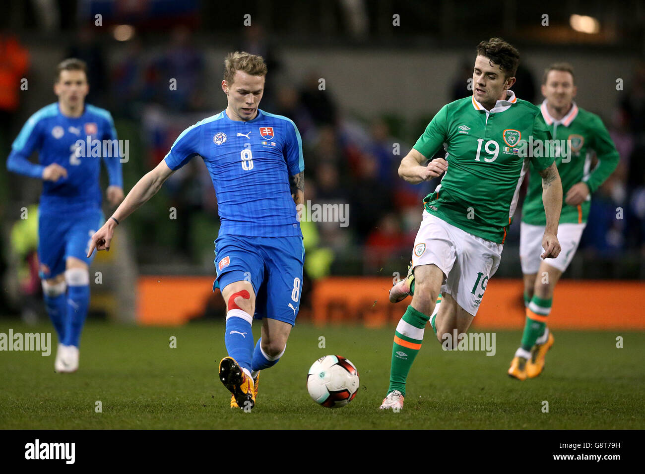 Republic of Ireland v Slovakia - International Friendly - Aviva Stadium Stock Photo