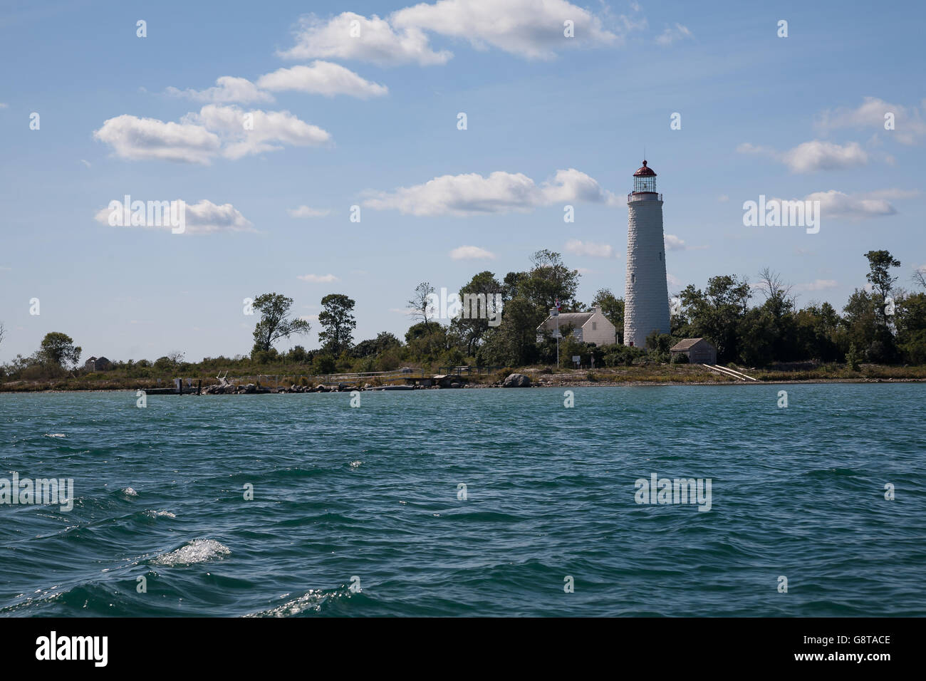 Chantry Island Lighthouse, Southampton, Ontario, Canada Stock Photo