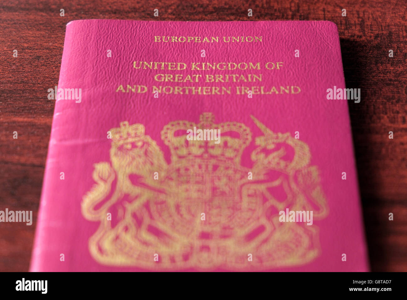 Front cover british passport on hires stock photography and images Alamy