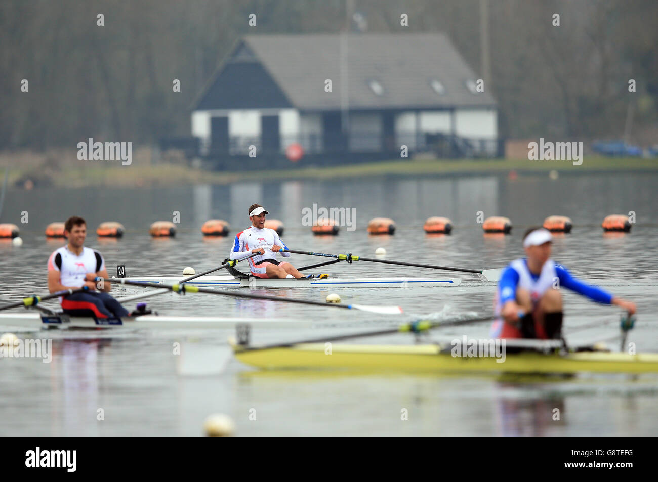 British Rowing Olympic Trials Day Two Caversham Stock Photo