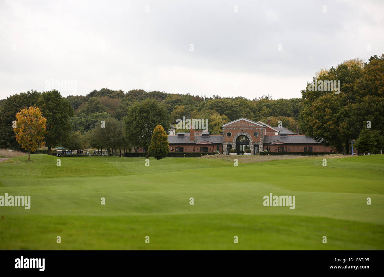 The Grove Golf Course - General Views. A general view of The Grove Golf Course, Hertfordshire. Stock Photo