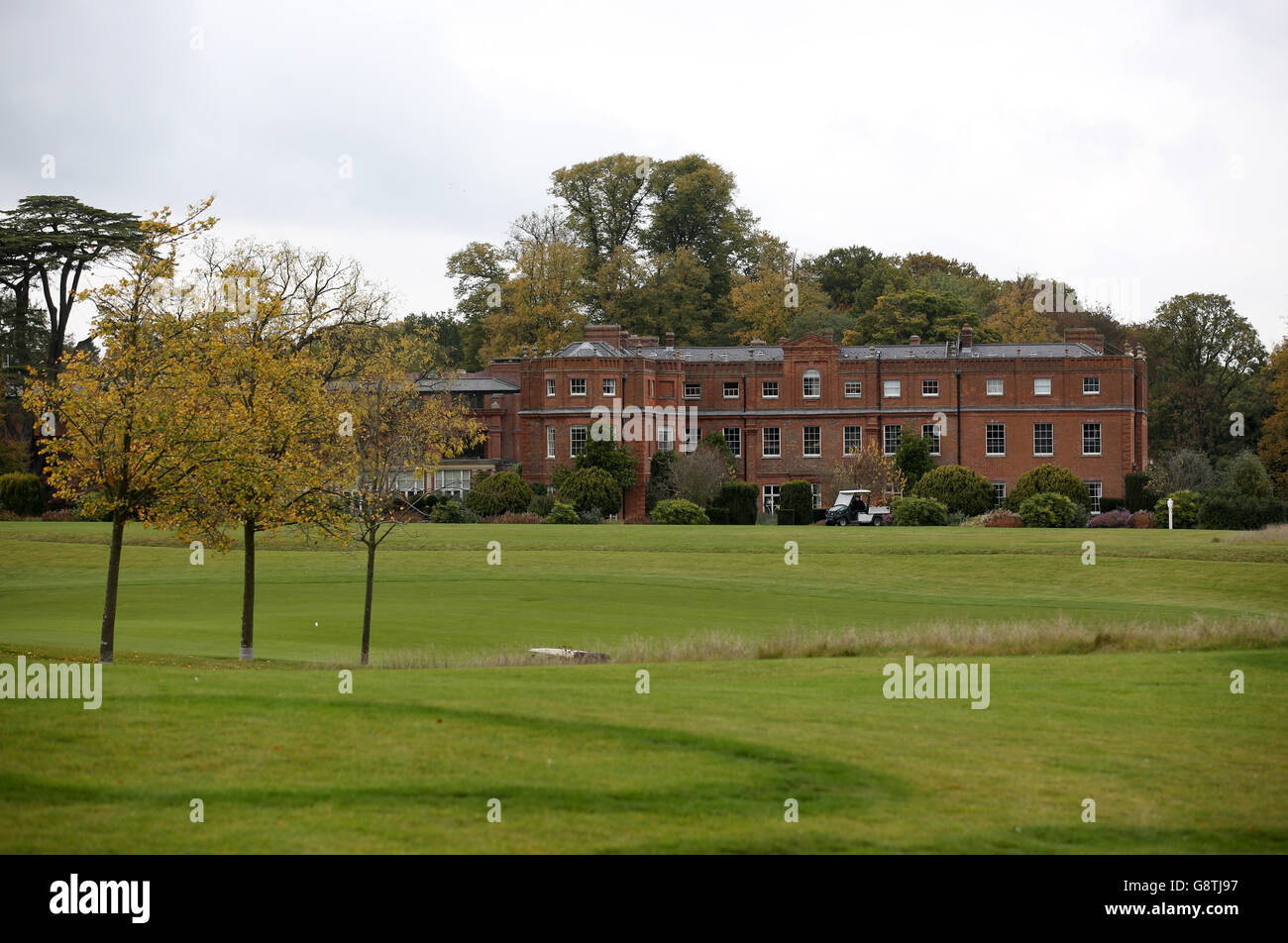 The Grove Golf Course - General Views. A general view of The Grove Golf Course, Hertfordshire. Stock Photo