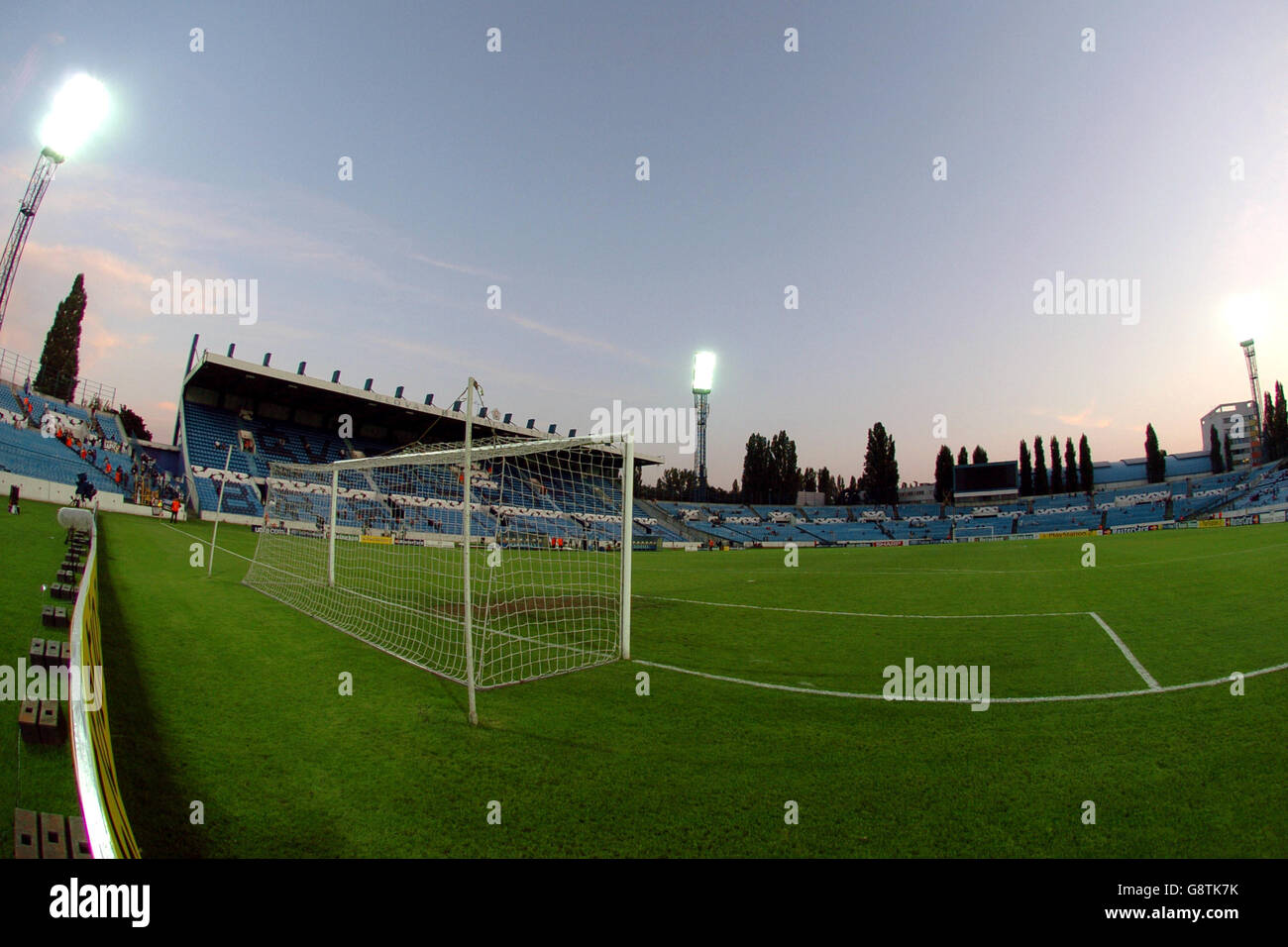 Soccer - UEFA Champions League - Group H - Artmedia Bratislava v Inter Milan - Tehelne Pole Stadium Stock Photo