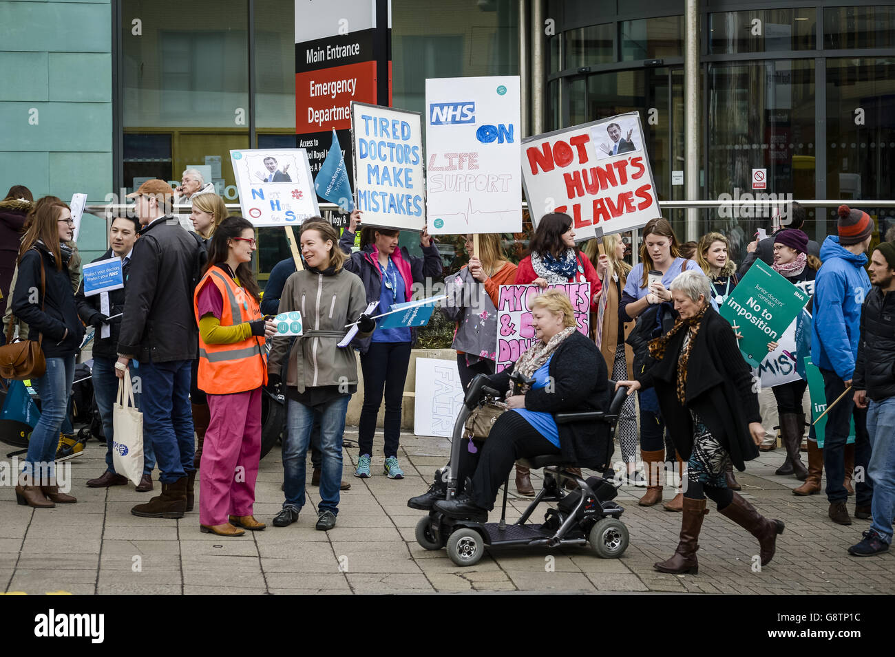 A picket line outside bristol royal infirmary hires stock photography and images Alamy