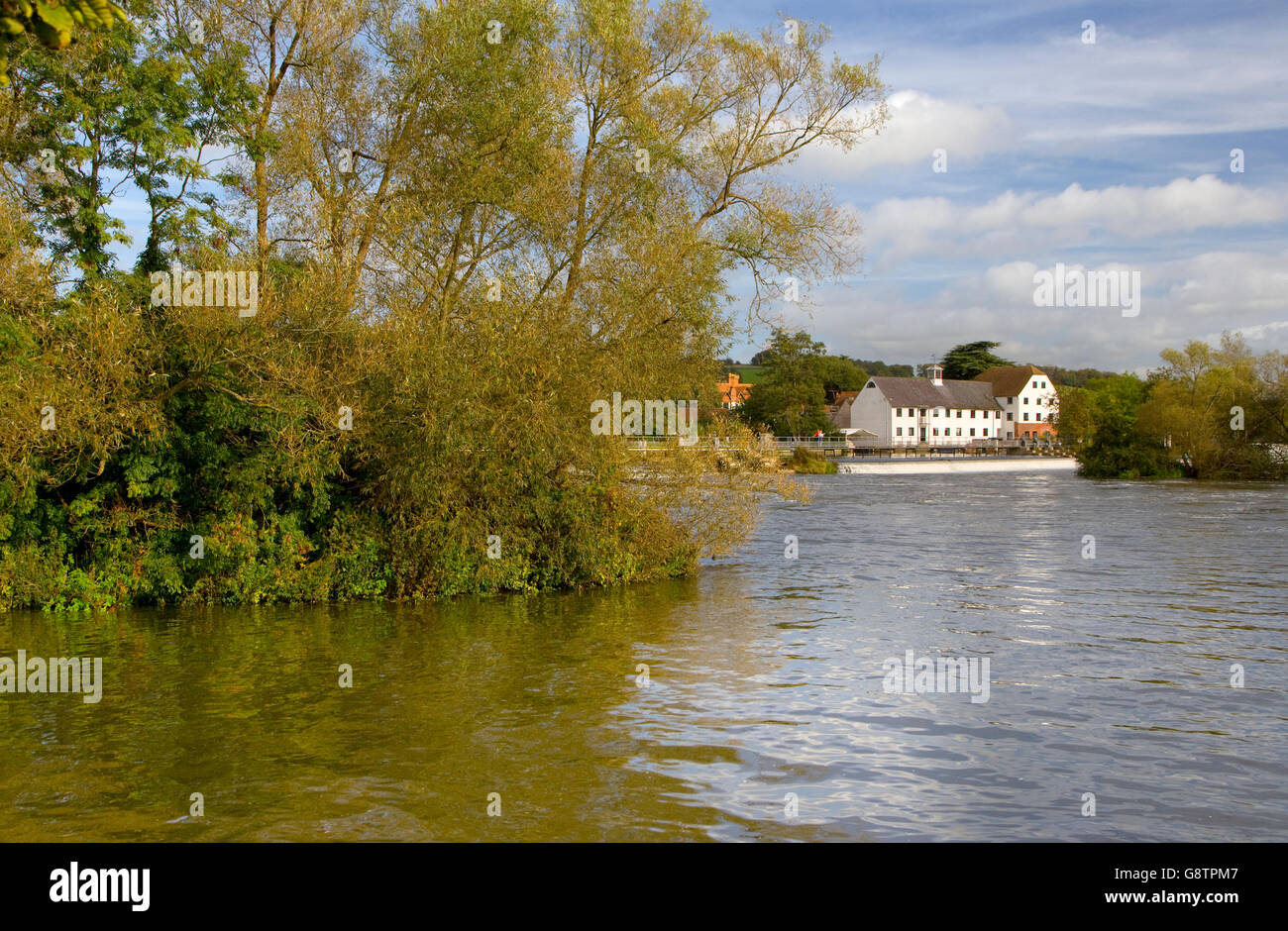 Hambleden Mill on the Thames Near Henley Oxfordshire Stock Photo Alamy