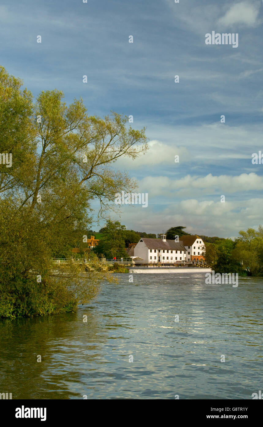 Hambleden Mill on the Thames Near Henley Oxfordshire Stock Photo Alamy
