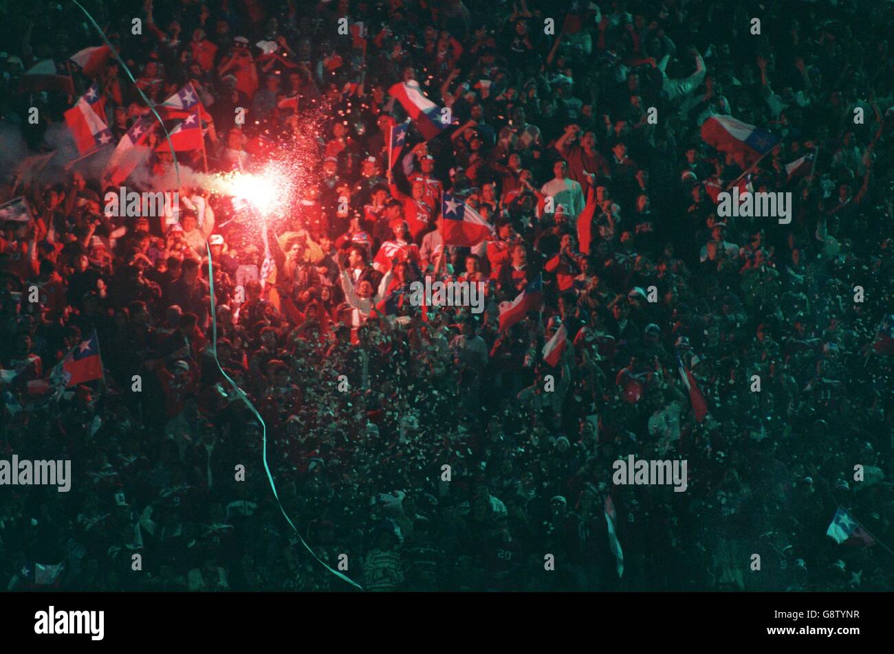 Soccer - World Cup Qualifier - Chile v Peru Stock Photo